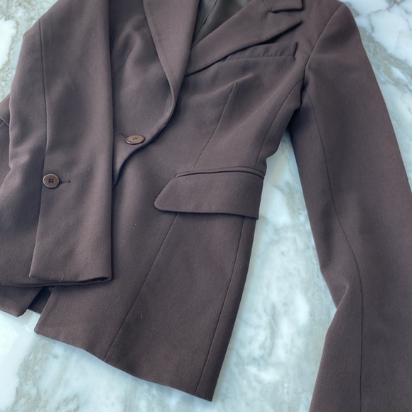 Women’s 2pc suit chocolate brown - Picture 4 of 4